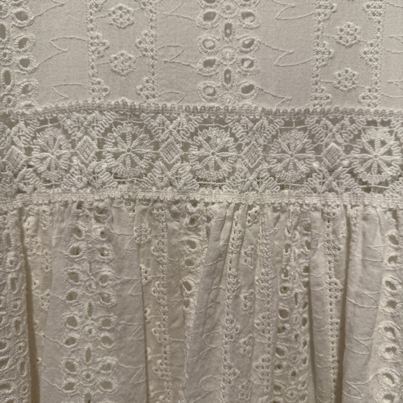 POL Women's White Lace Blouse - Picture 7 of 8